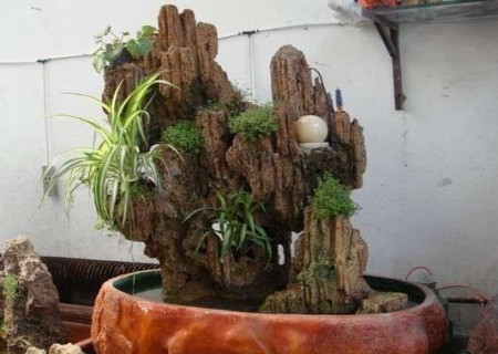 吸水石盆景摆放讲究