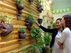 壁挂式山水盆景制作方法